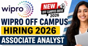 Wipro Off Campus Hiring 2026