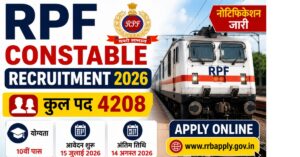 RPF Constable Recruitment 2026